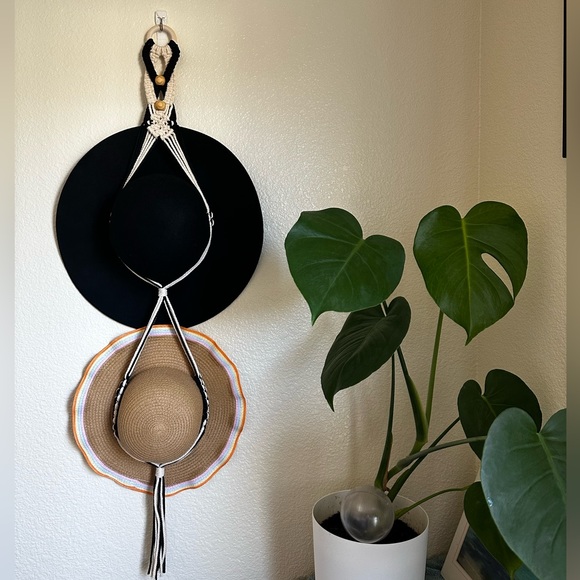 Customize Your Double Macrame Hat Hanger - Picture 9 of 12